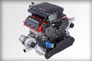 HR35TT Honda engine with twin turbo and V6 pattern